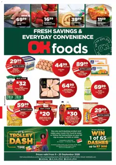 Preview of OK Foods flyer valid from 09/09/2026