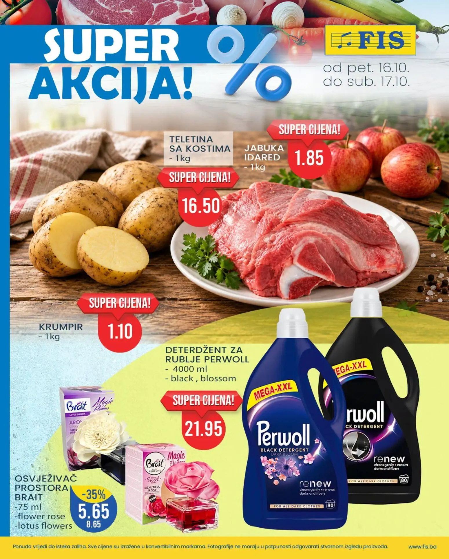 Pregled letka FIS super akcija trgovine FIS vrijedi od 16.10.2026