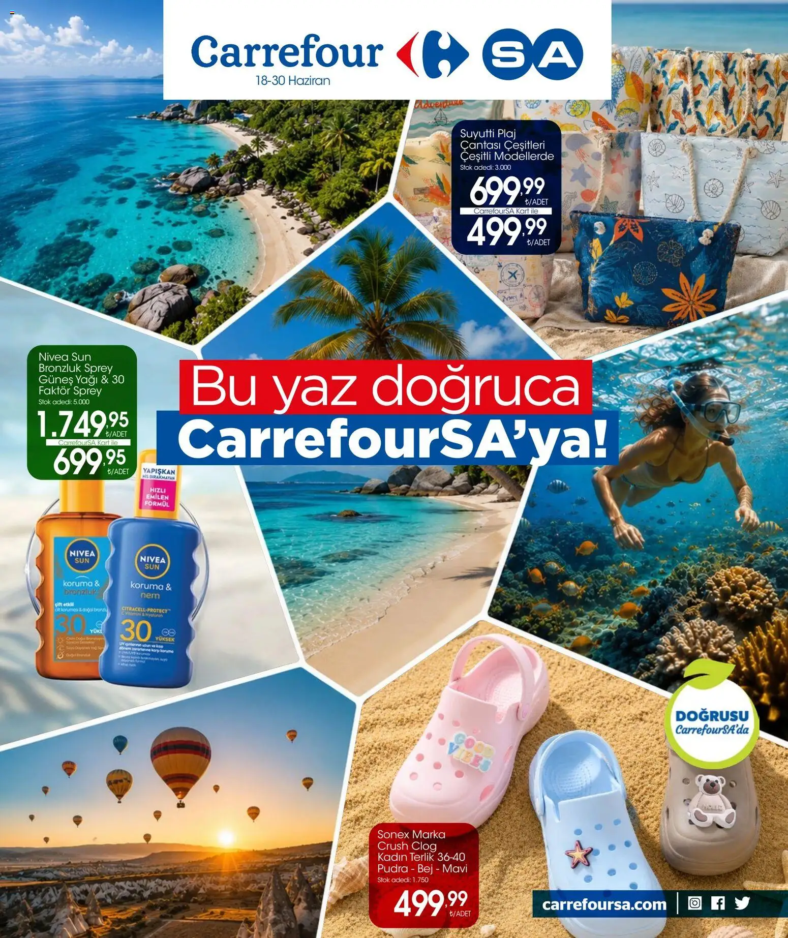 CarrefourSA CarrefourSA - Katalog Bu yaz doğruca 18.06.2026 - Broşürünün önizlemesi