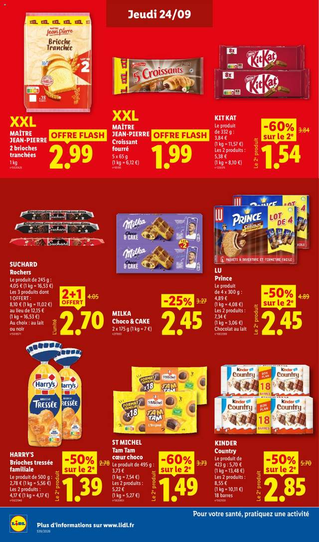 Nouveau catalogue Lidl à partir du 24/09