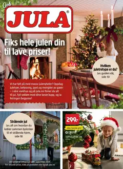 Forhåndsvis Jula kundeavis fiks hele julen din til lave priser fra butikk Jula gyldig fra 21/10/2026