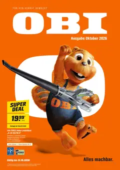 Vorschau der Angebote: OBI OBI Flugblatt gültig ab 01.10.2026
