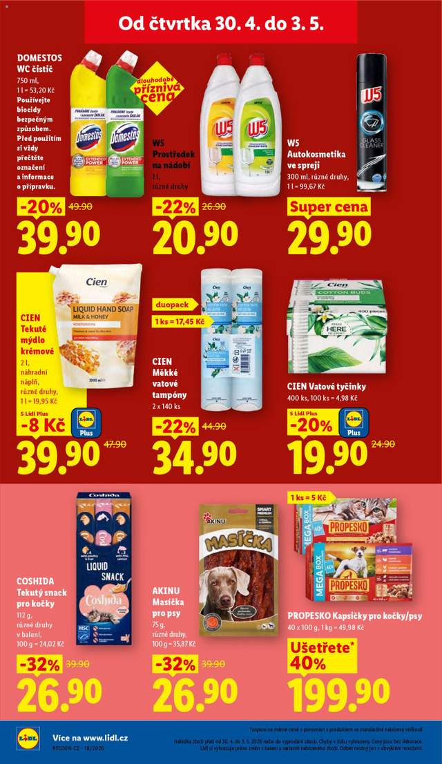 Nový Lidl leták od 30.04.