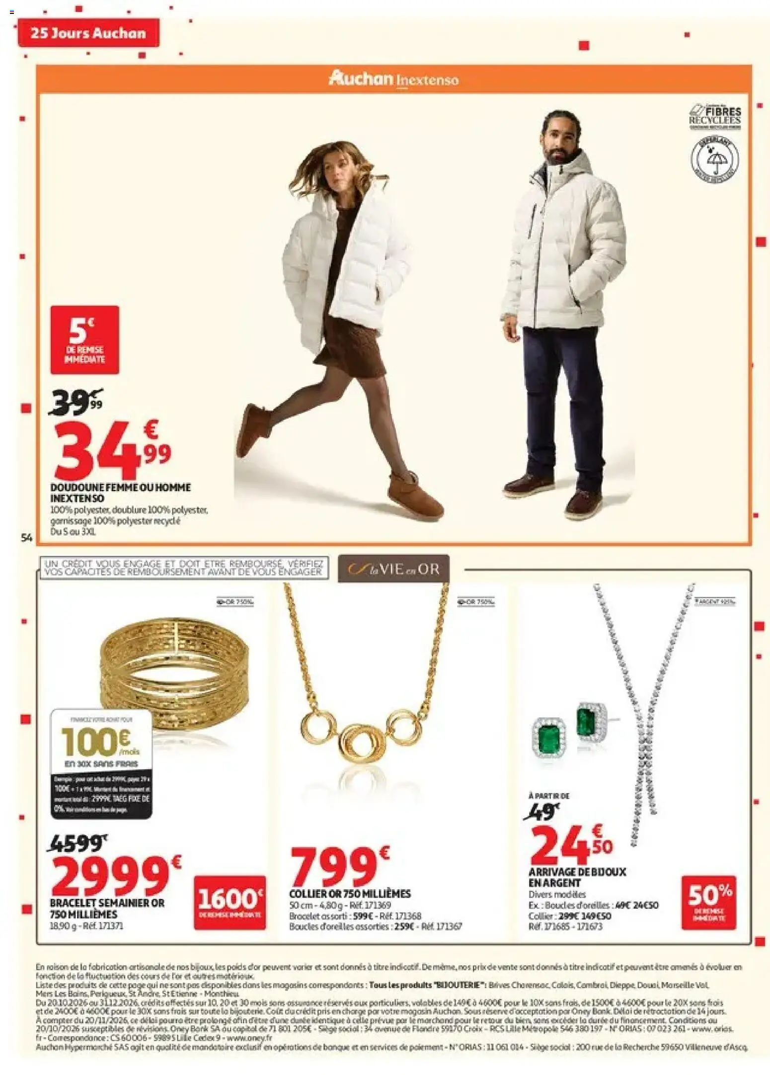 Prévisualisation de Auchan catalogue du magasin Auchan formulaire valide 27/10/2026