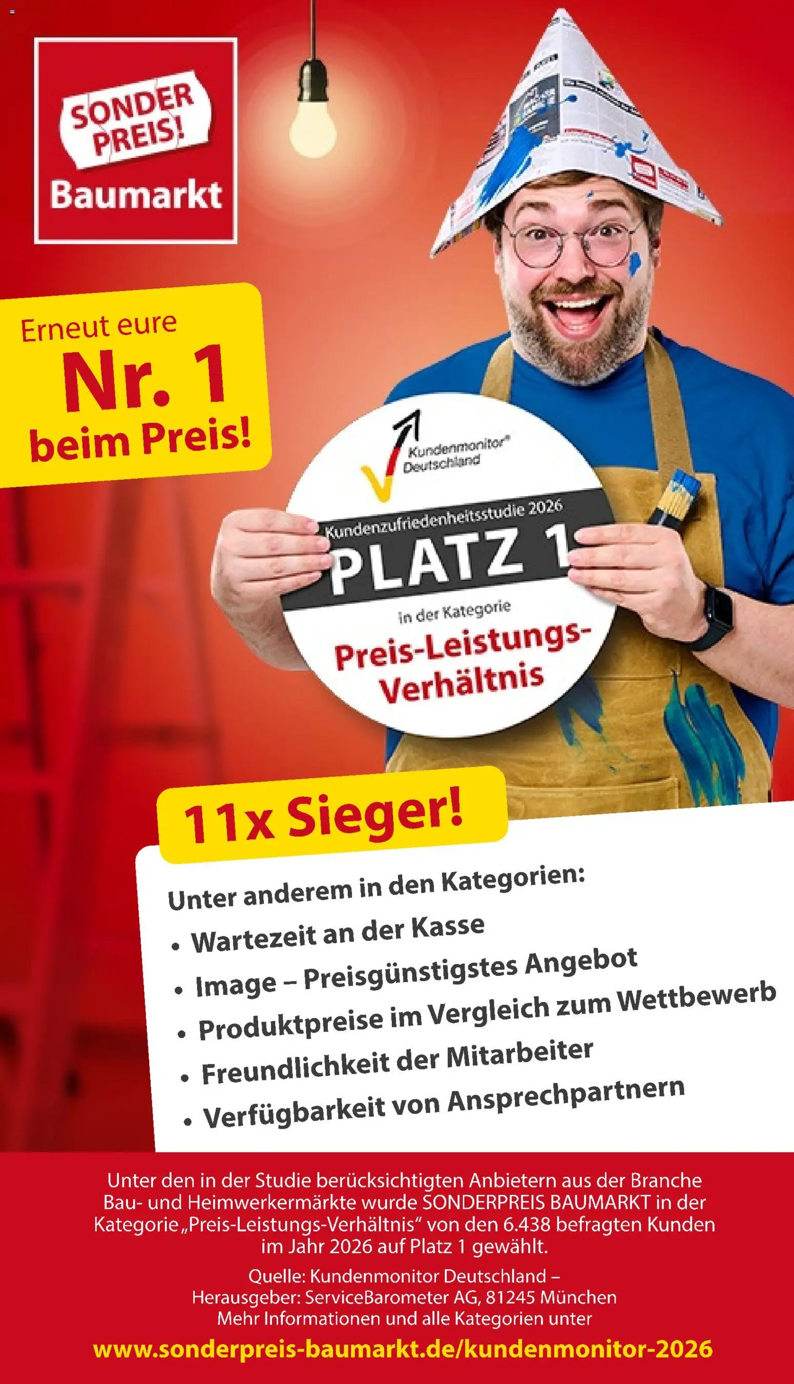 Vorschau von dem Prospekt des Geschäftes Sonderpreis Baumarkt, gültig ab dem 24.10.2026