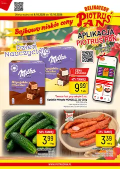 Pogląd gazetki "Piotruś Pan gazetka" ze sklepu Piotruś Pan ważnej od 10.10.2026