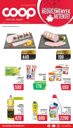COOP - COOP - Mini & Abc & Szuper / Nyírzem megtekintése, amely érvényes 2026.10.22.-től