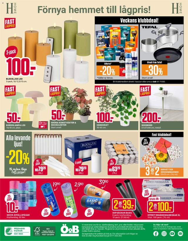 Nytt ÖoB reklamblad från 03/08