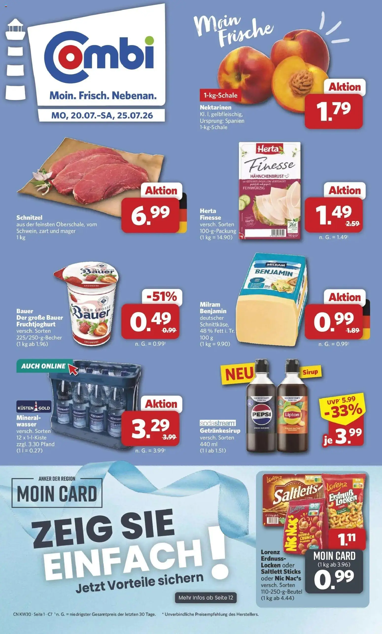 Vorschau von dem Prospekt des Geschäftes Combi, gültig ab dem 20.07.2026
