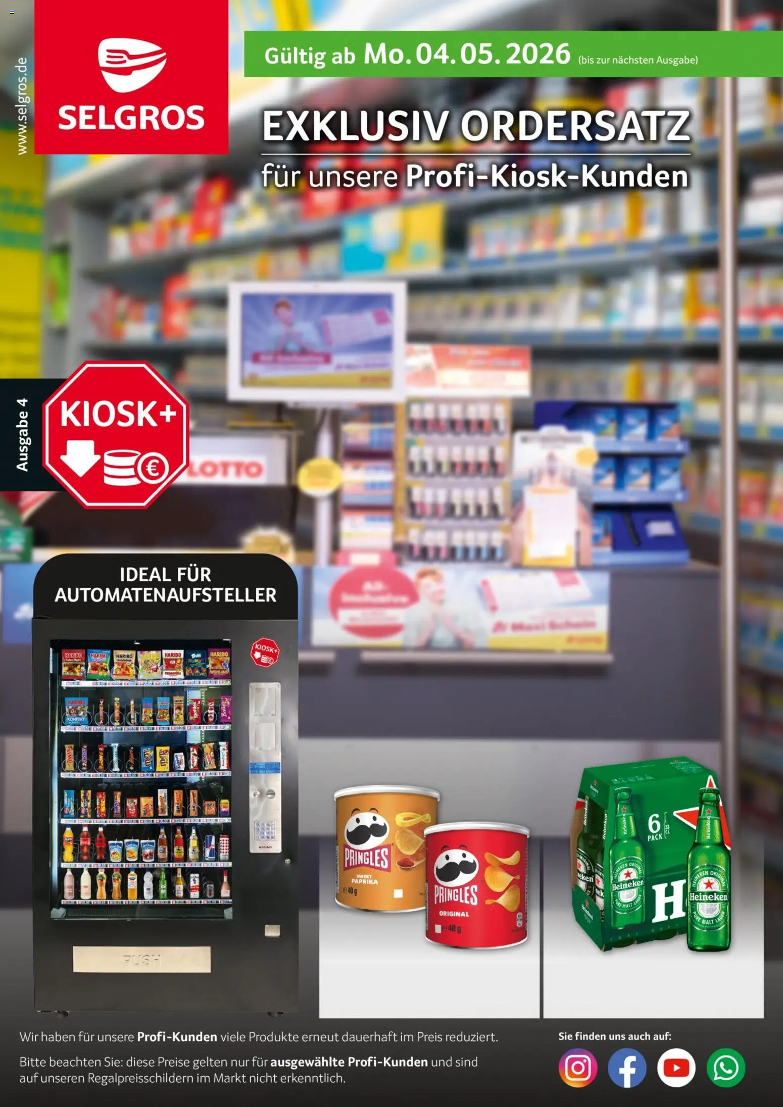 Vorschau von dem Prospekt des Geschäftes Selgros, gültig ab dem 04.05.2026