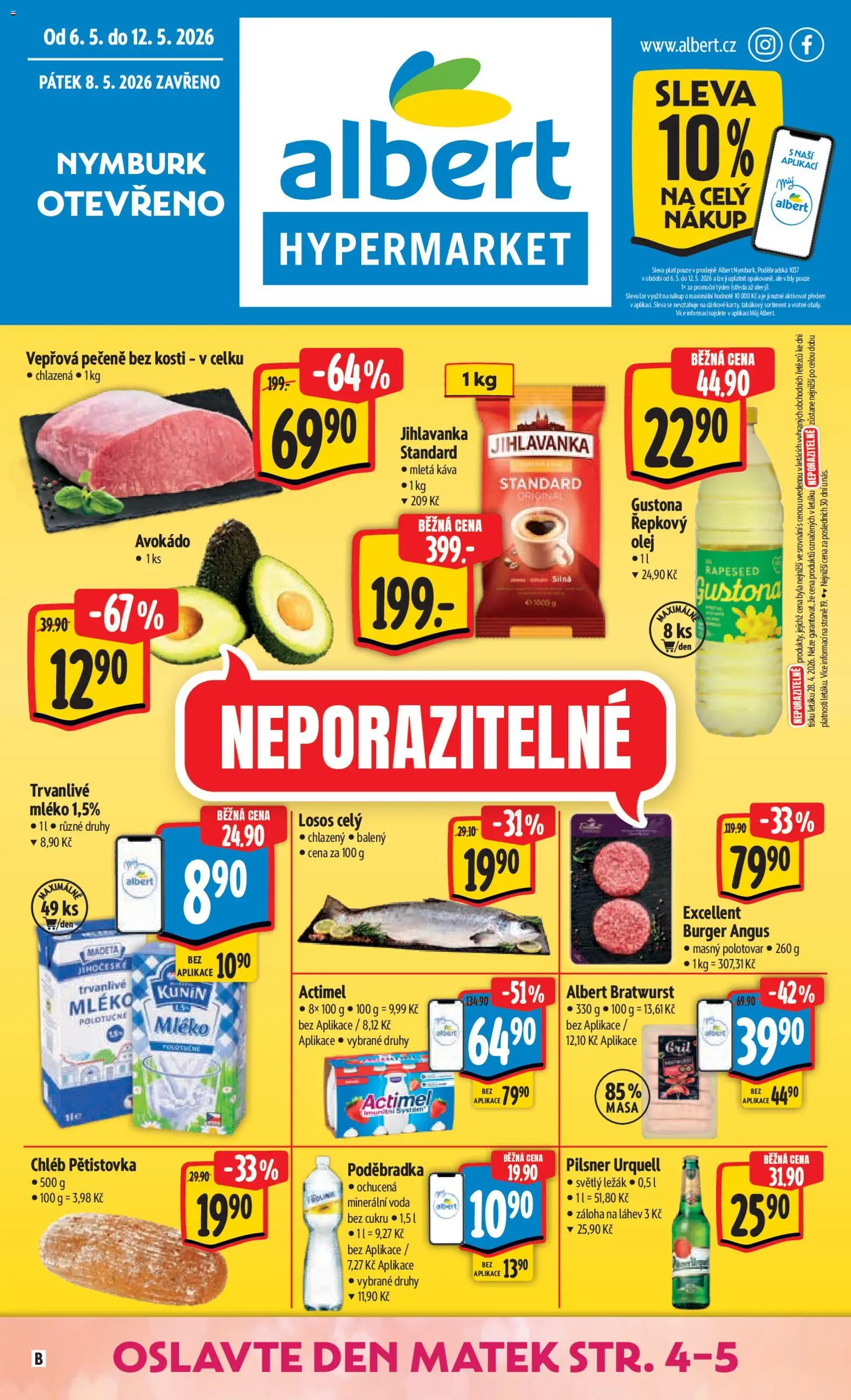 Náhled nabídky: Albert Albert leták - Hypermarket - Nymburk platný od 06.05.2026