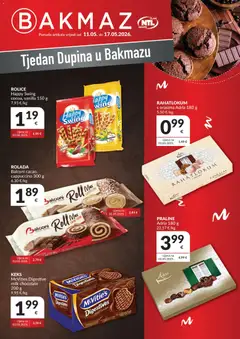 Pregled letka Bakmaz Tjedan Dupina trgovine Bakmaz vrijedi od 11.05.2026