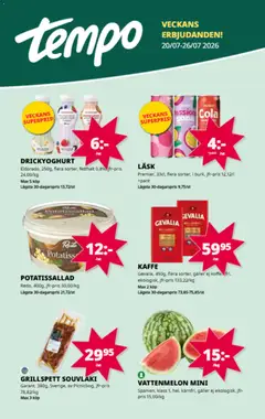 Förhandsgranska reklamblad Tempo erbjudanden från butik Tempo gäller från 20/07/2026