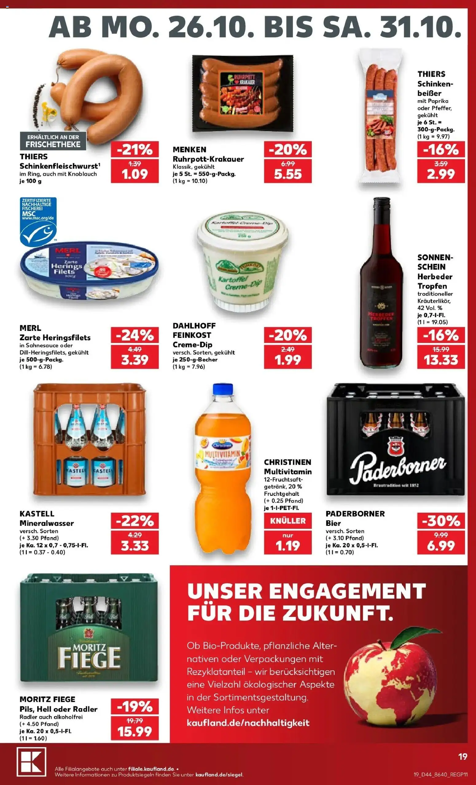 Vorschau von dem Prospekt des Geschäftes Kaufland, gültig ab dem 26.10.2026