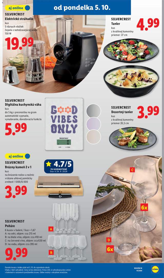 Nový Lidl leták od 05.10.