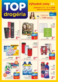 Náhľad TOP Drogéria letáku platného od 02.11.2026