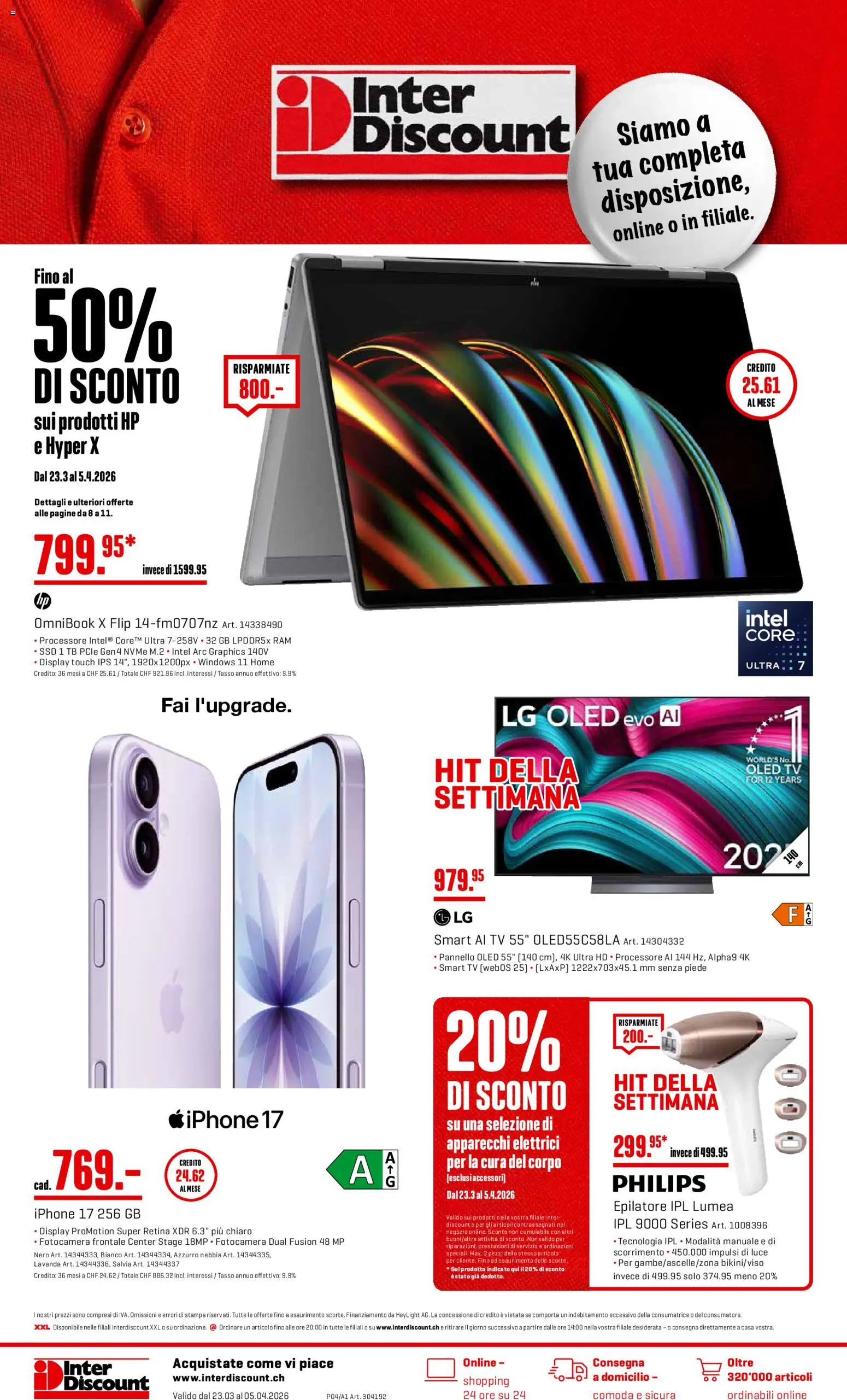Interdiscount Prospekt ab 23.03.2026 > Angebote