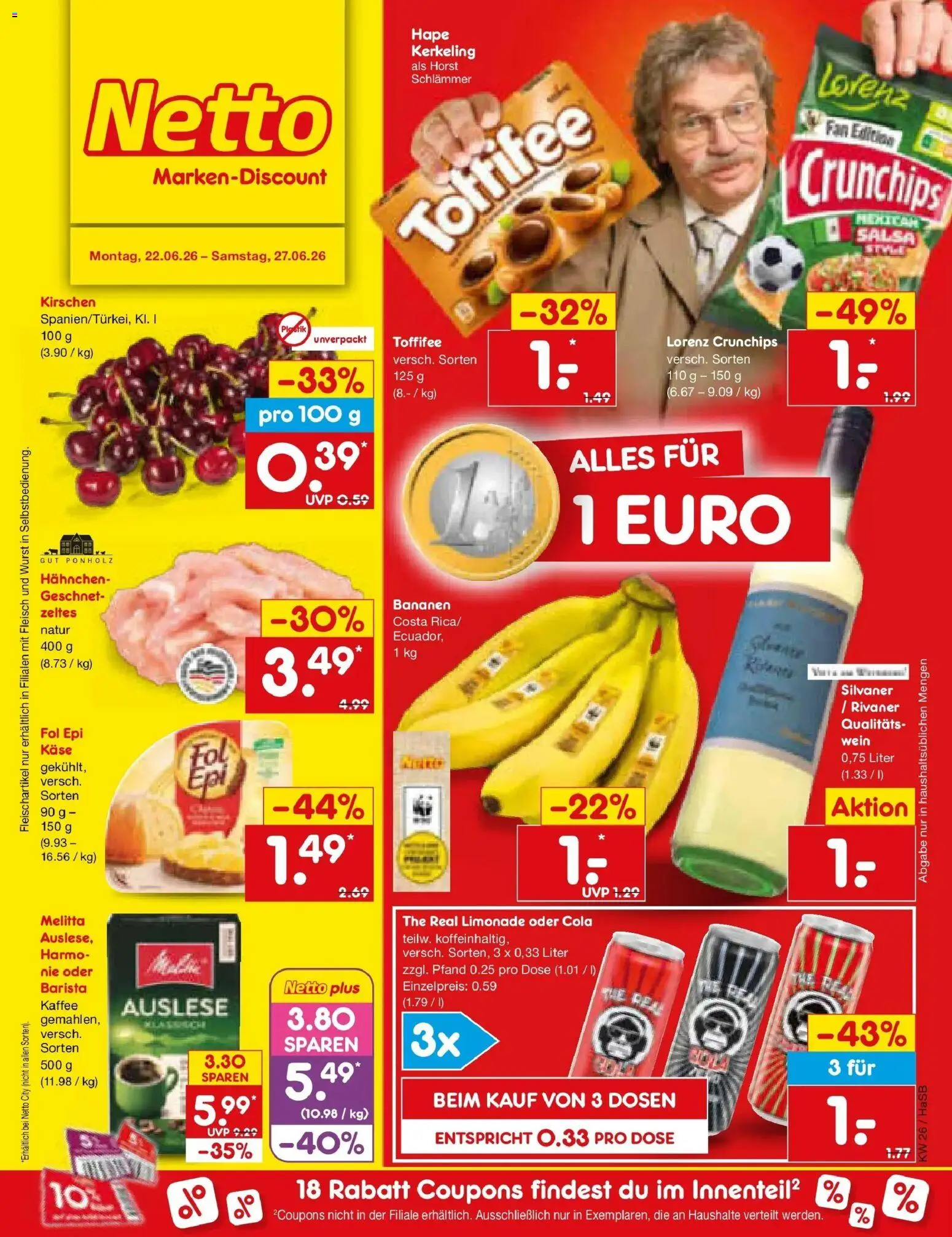 Vorschau von dem Prospekt des Geschäftes Netto Marken-Discount, gültig ab dem 22.06.2026