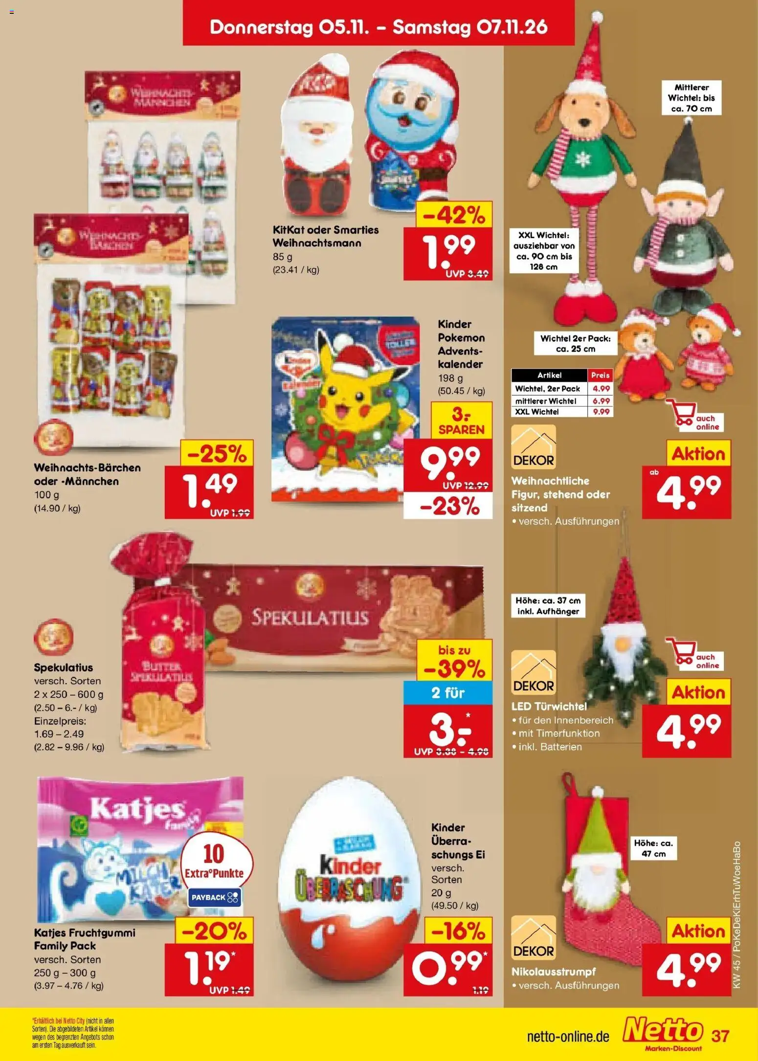 Vorschau von dem Prospekt des Geschäftes Netto Marken-Discount, gültig ab dem 02.11.2026 - Batterien, Katjes, Smarties