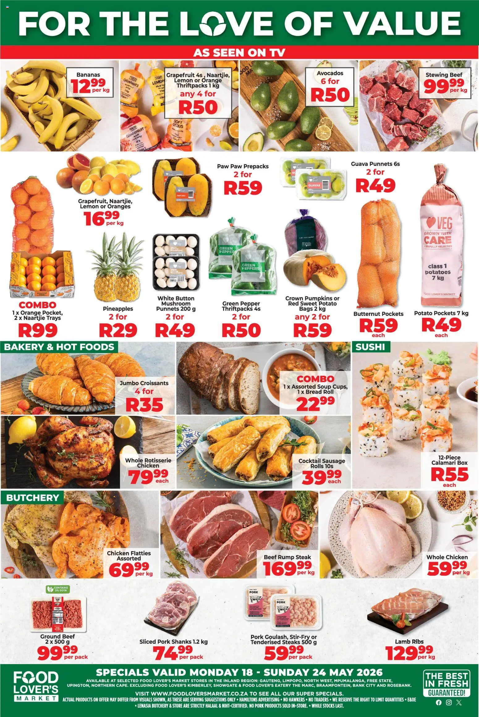 Preview of Food Lover's Market flyer valid from 18/05/2026