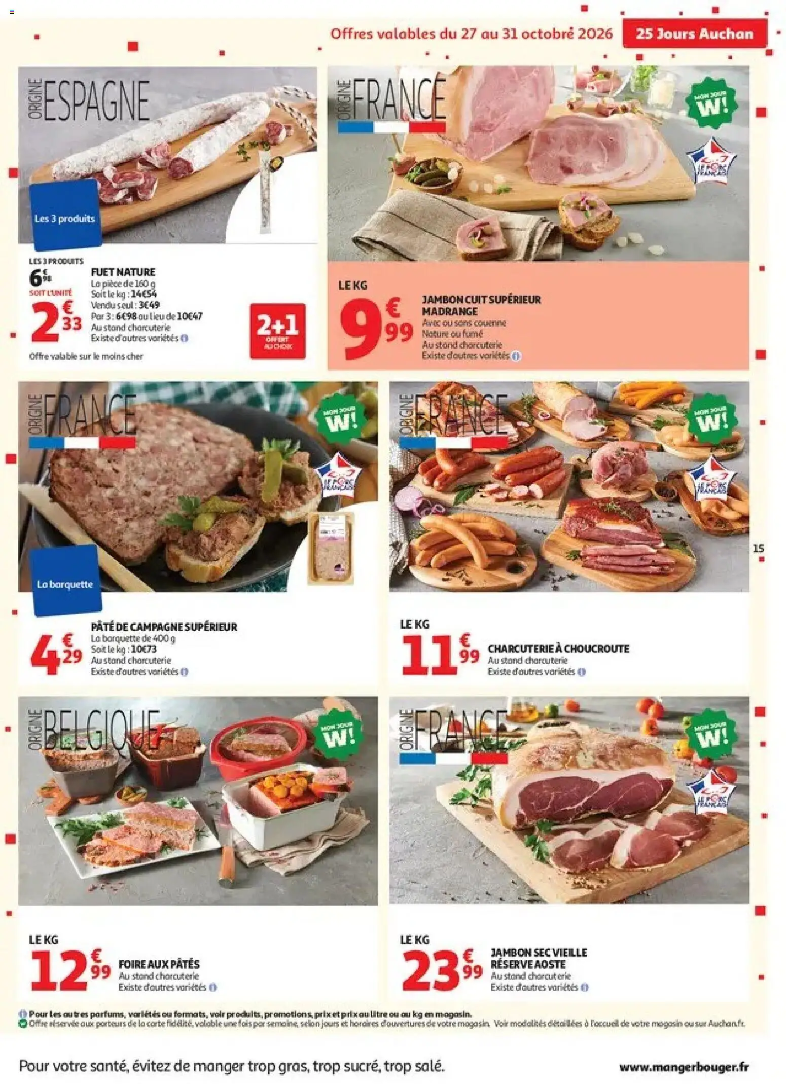 Prévisualisation de Auchan catalogue du magasin Auchan formulaire valide 27/10/2026