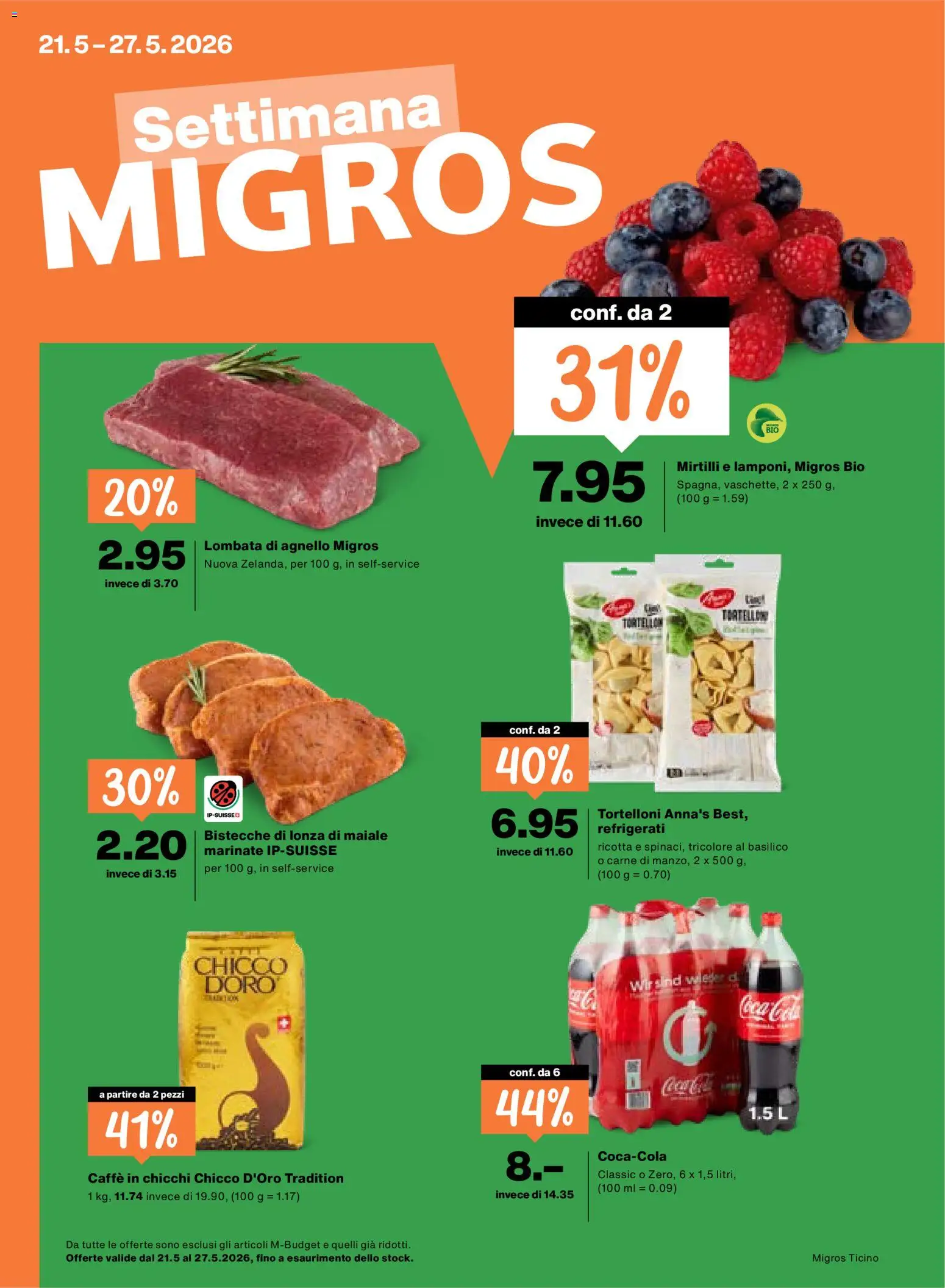 Vorschau des Merkblatts Migros aktionen IT vom Shop Migros gültig von 21.05.2026 bis 27.05.2026