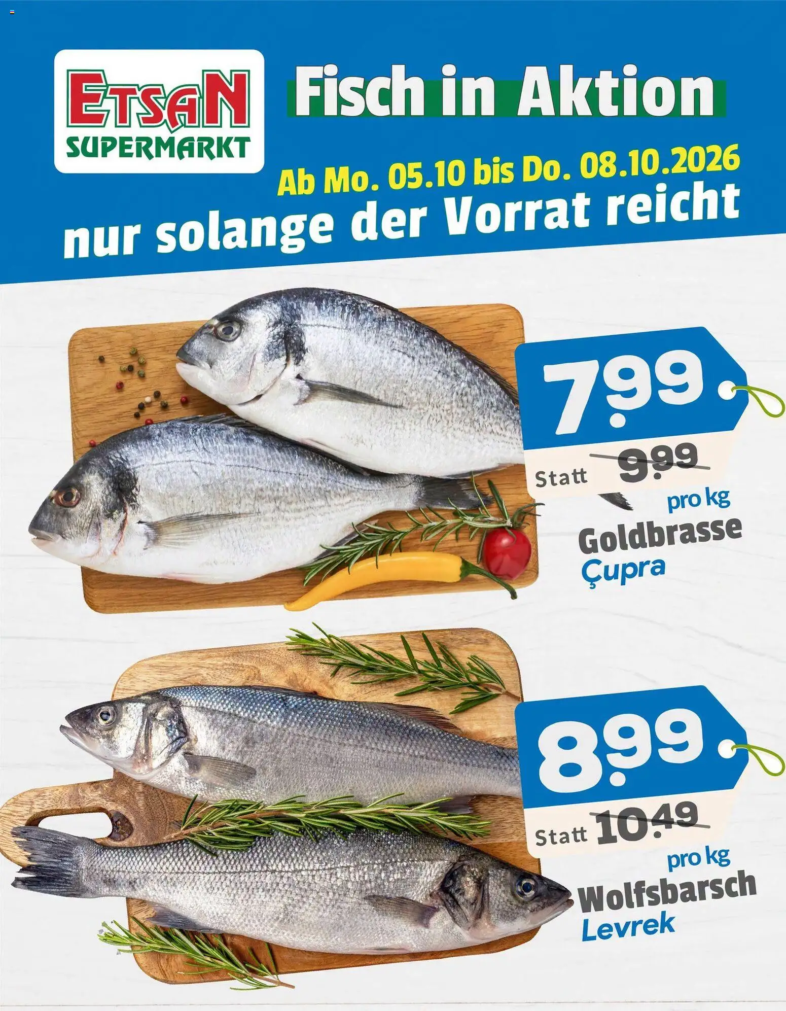 Vorschau der Angebote: ETSAN ETSAN fisch gültig ab 05.10.2026 - Fisch