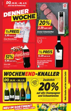 Vorschau des Merkblatts Denner aktionen vom Shop Denner gültig von 29.10.2026 bis 04.11.2026