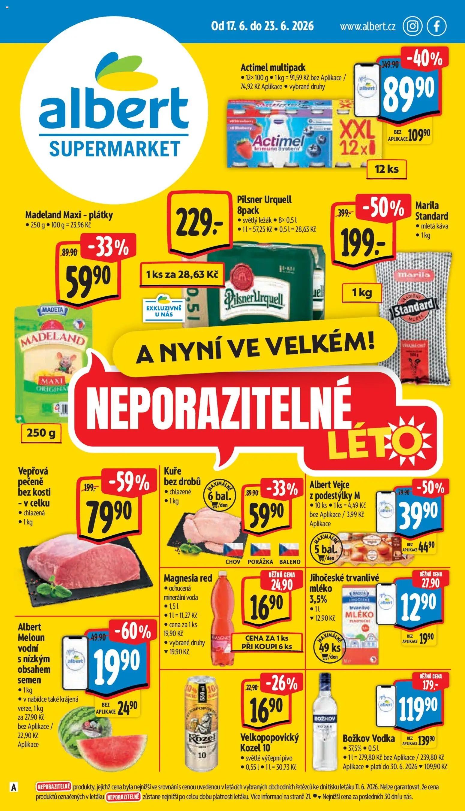 Náhled nabídky: Albert Albert leták - Supermarket platný od 17.06.2026