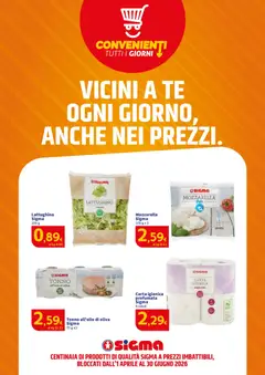 Anteprima dell'opuscolo SIGMA volantino Convenienti dal negozio SIGMA valido da 01/04/2026