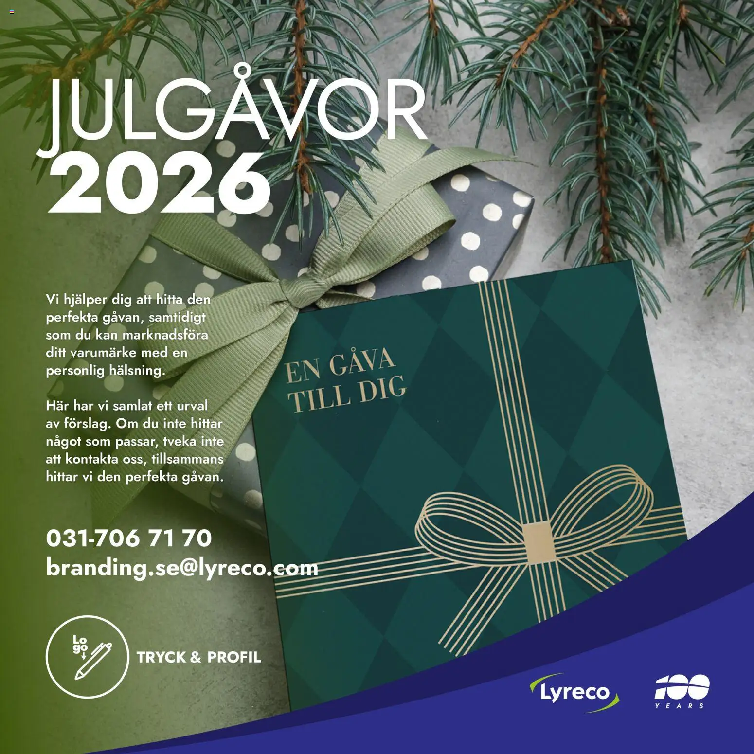 Förhandsgranska reklamblad Lyreco erbjudanden julgåvor från butik Lyreco gäller från 19/08/2026