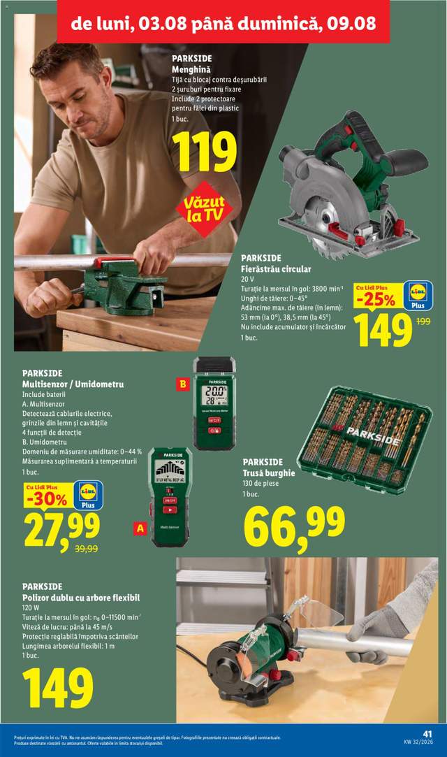 Noul catalog Lidl de la 03.08.