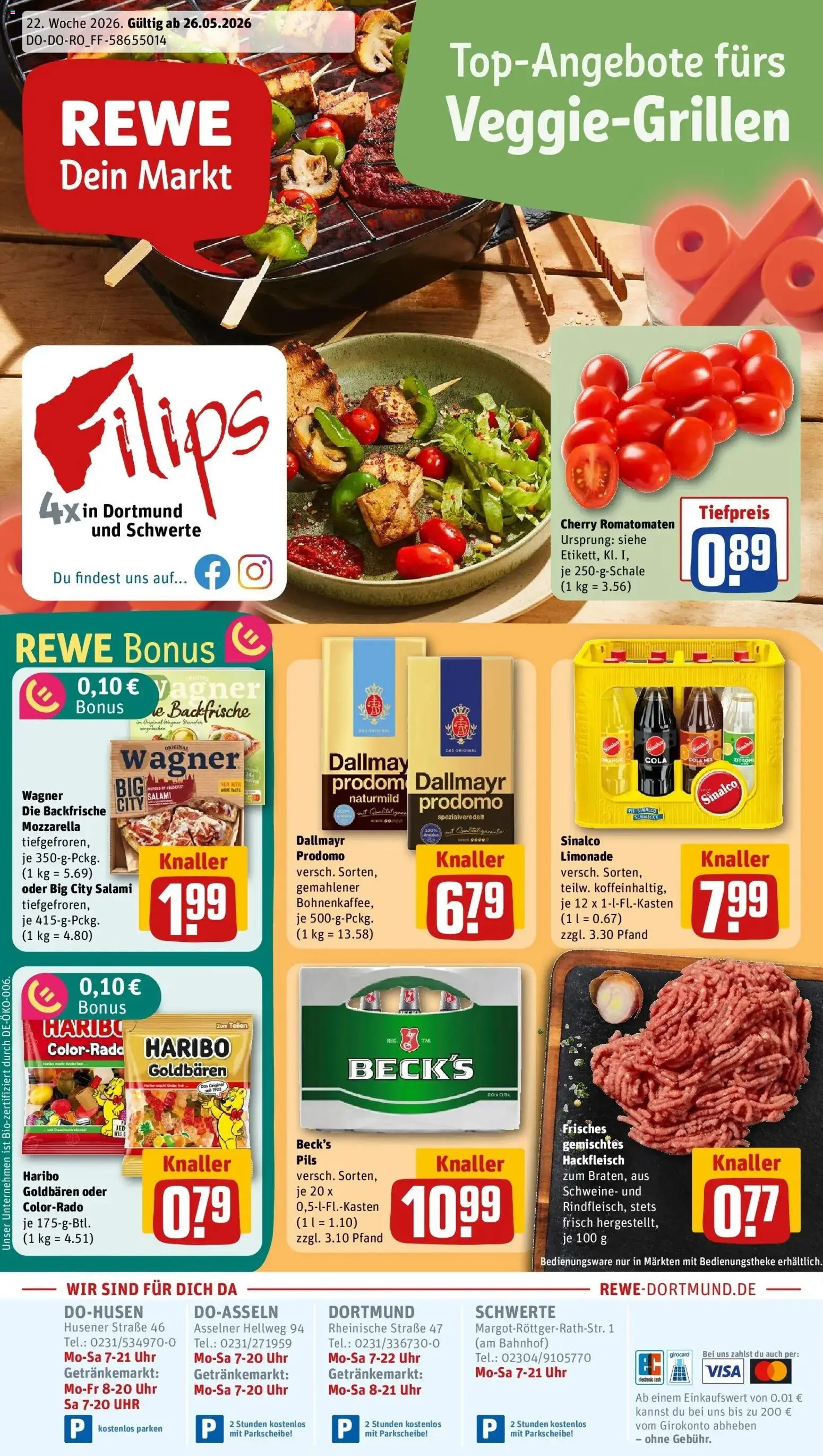 Vorschau von dem Prospekt des Geschäftes Rewe, gültig ab dem 26.05.2026