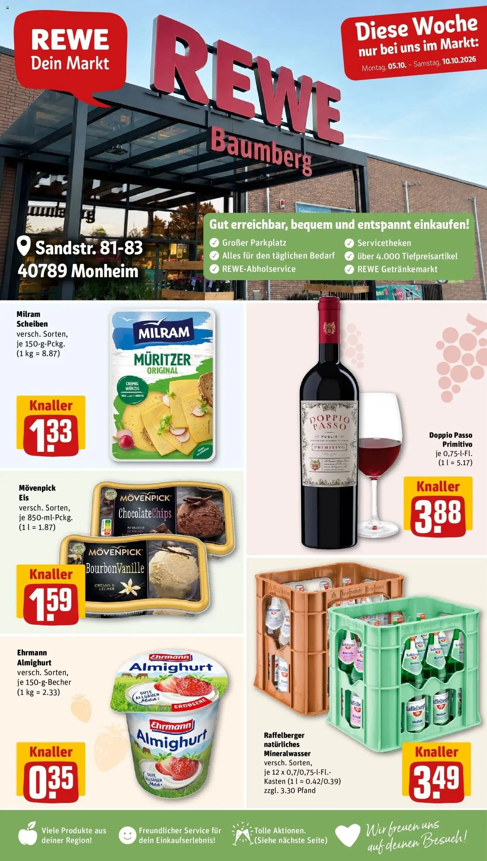 Vorschau von dem Prospekt des Geschäftes Rewe, gültig ab dem 05.10.2026