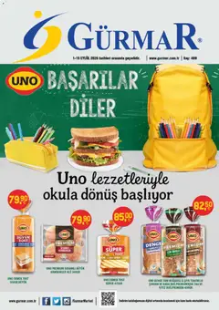 Gürmar Gürmar Katalog 01.09.2026 - Broşürünün önizlemesi
