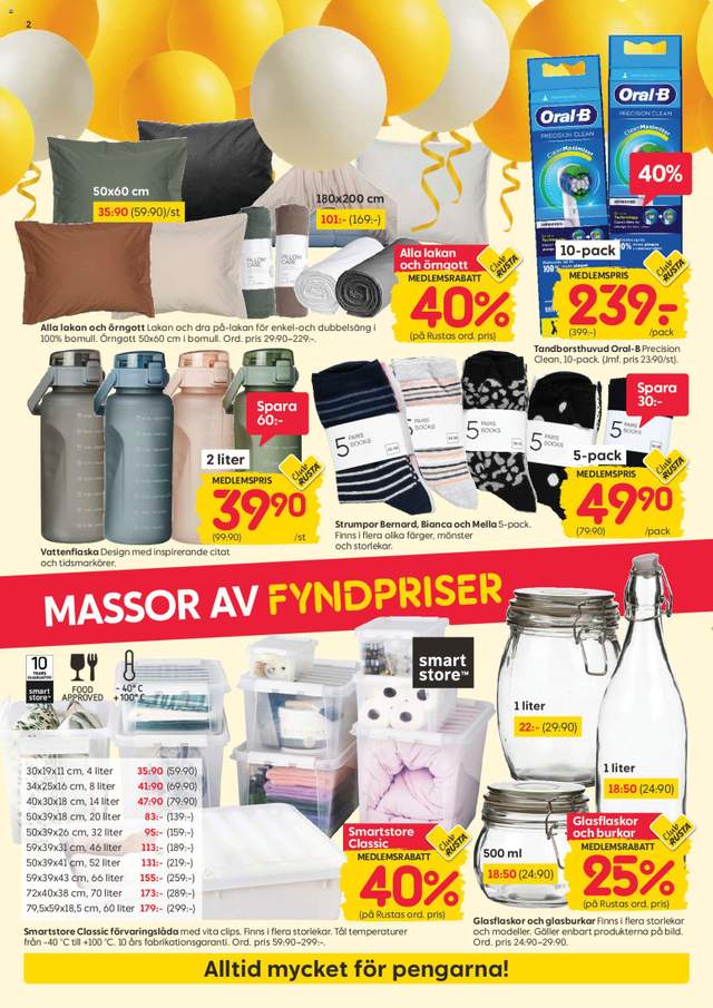 Nytt Rusta reklamblad från 24/08