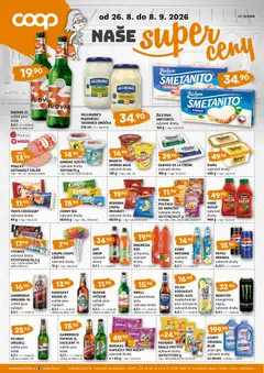 Náhled nabídky: Trefa Trefa leták - COOP naše super ceny platný od 26.08.2026