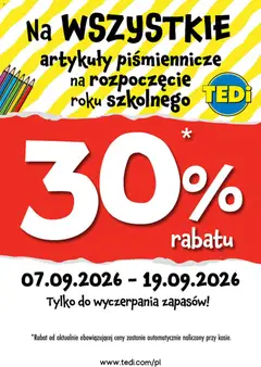 Pogląd gazetki "TEDi gazetka" ze sklepu TEDi ważnej od 07.09.2026