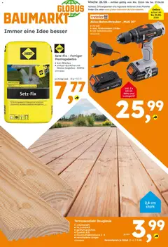 Vorschau von dem Prospekt des Geschäftes Globus Baumarkt, gültig ab dem 22.06.2026