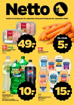 Eksempel på tilbudsavis Netto - Tilbudsavis uge 39 fra butik Netto gyldig fra 19/09/2026