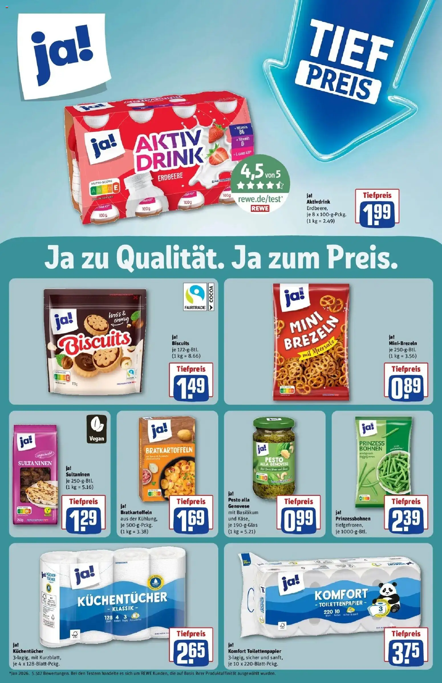 Vorschau von dem Prospekt des Geschäftes Rewe, gültig ab dem 12.10.2026