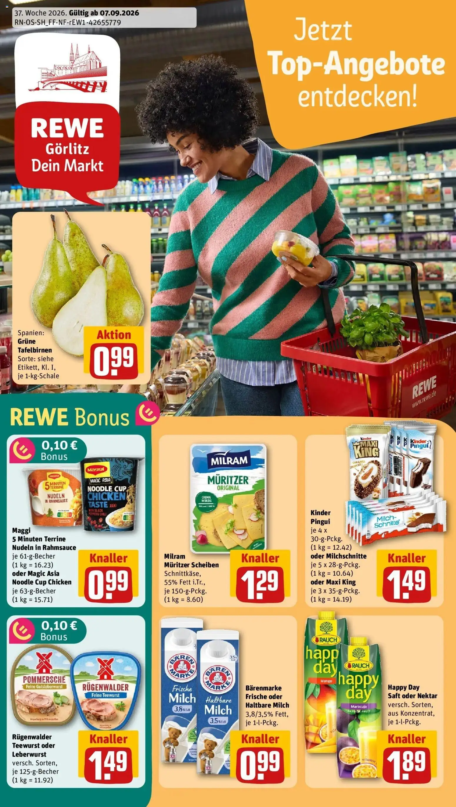 Vorschau von dem Prospekt des Geschäftes Rewe, gültig ab dem 07.09.2026