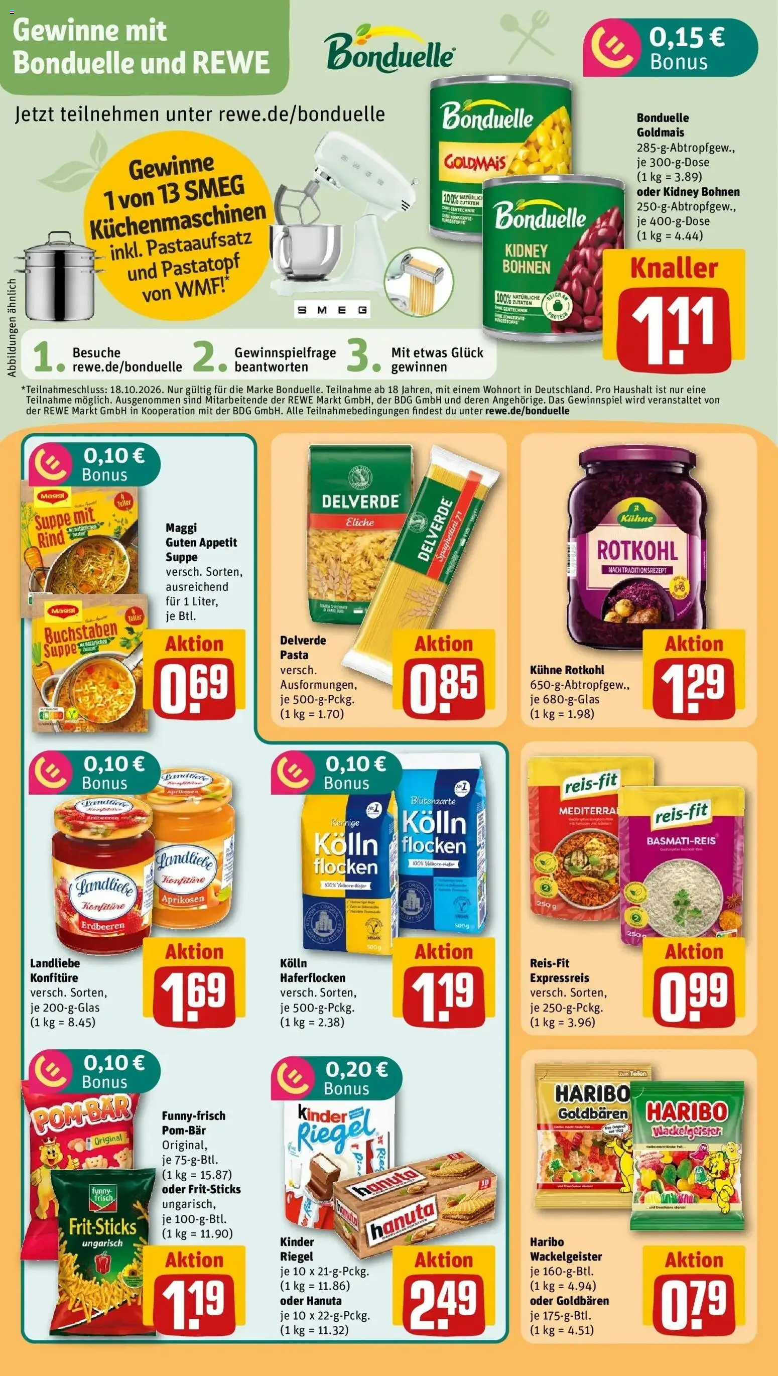Vorschau von dem Prospekt des Geschäftes Rewe, gültig ab dem 05.10.2026