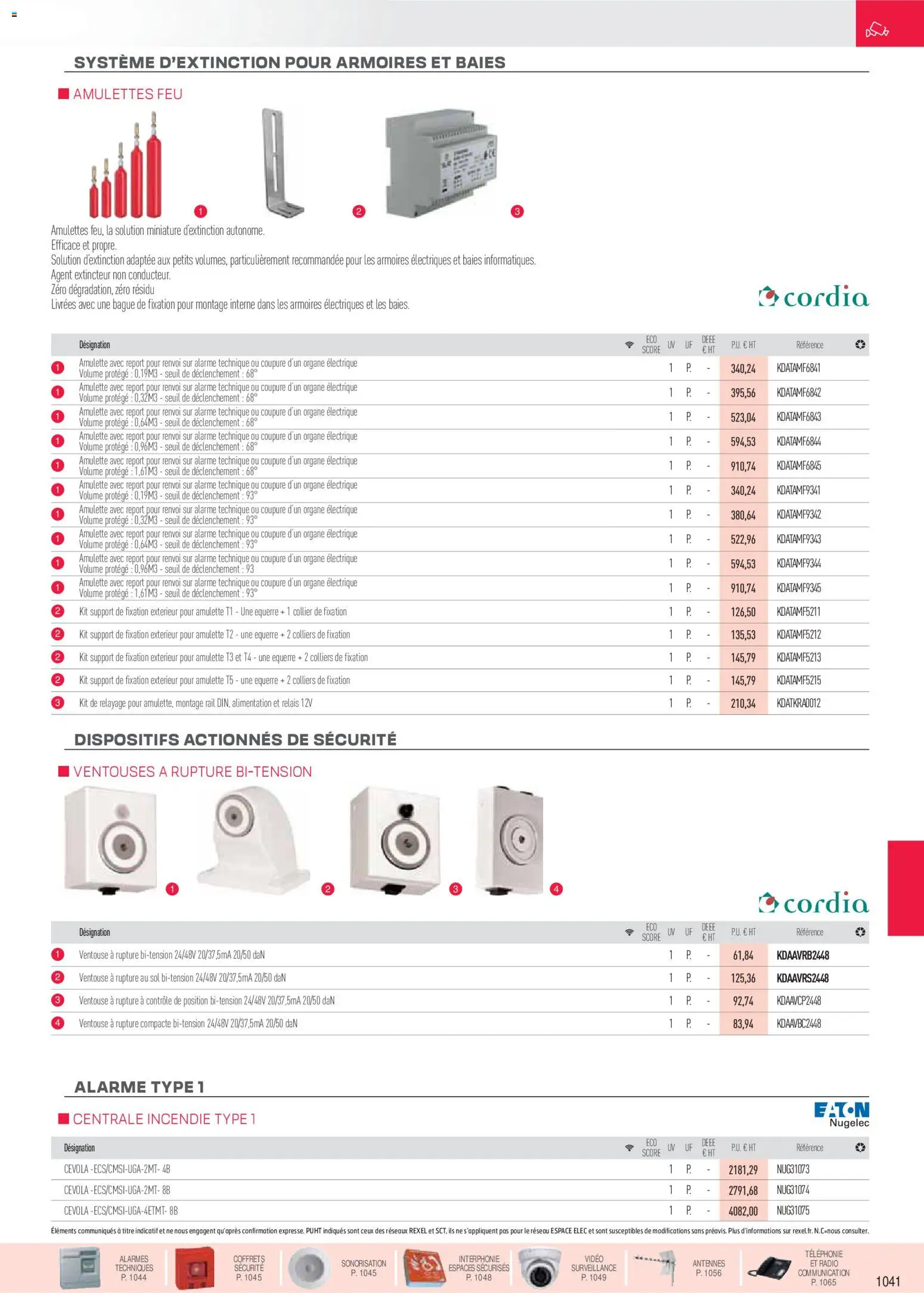 Prévisualisation de Brochure sécurité, communication du magasin Rexel formulaire valide 18/11/2025 - Vidéo, Radio, Alimentation, Bague, Collier, Extincteur, Ventouse