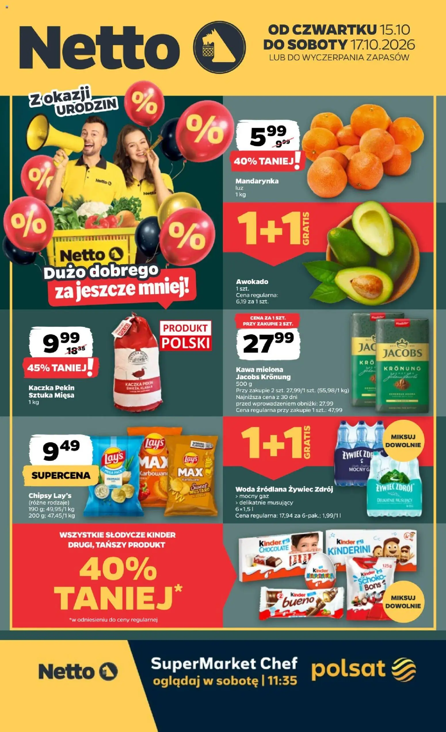 Pogląd gazetki "Netto gazetka od czwartku" ze sklepu Netto ważnej od 15.10.2026