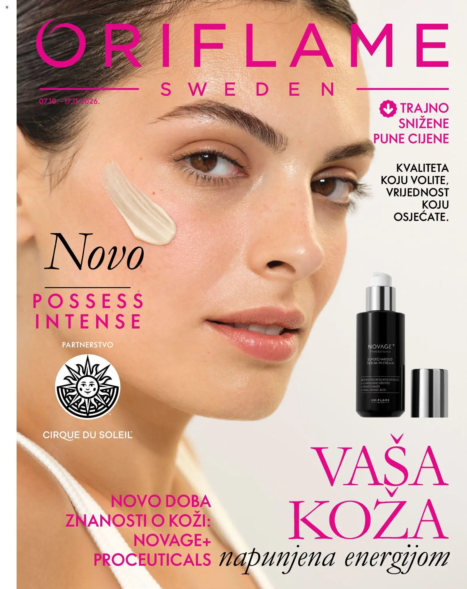 Pregled letka Oriflame Katalog trgovine Oriflame vrijedi od 07.10.2026