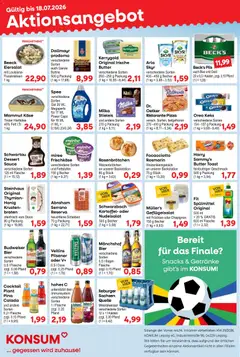 Vorschau von dem Prospekt des Geschäftes KONSUM Leipzig, gültig ab dem 13.07.2026