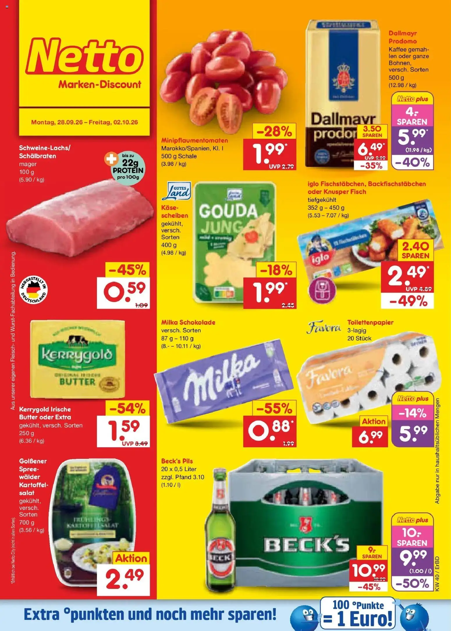 Vorschau von dem Prospekt des Geschäftes Netto Marken-Discount, gültig ab dem 28.09.2026