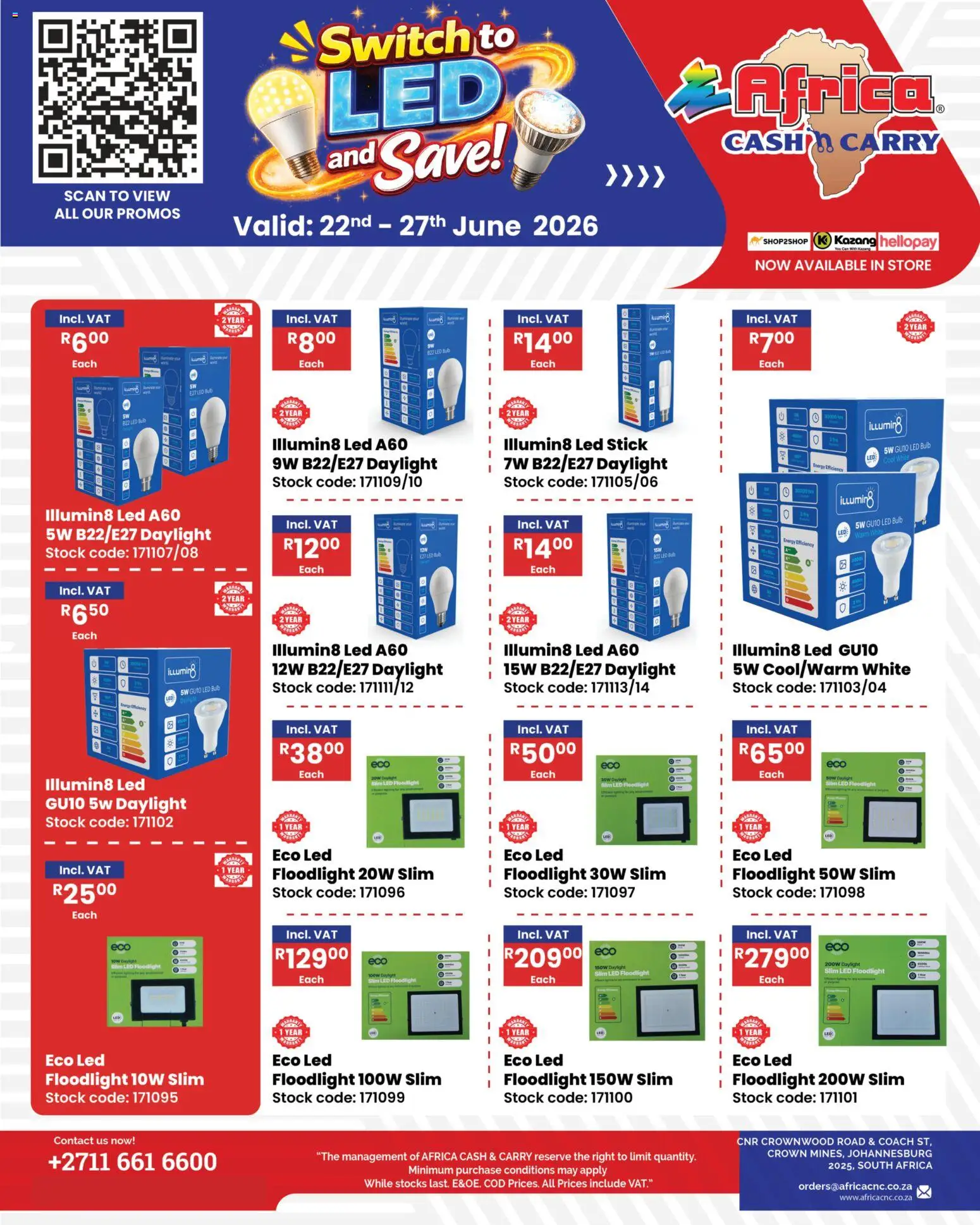Preview of Africa Cash & Carry flyer valid from 22/06/2026