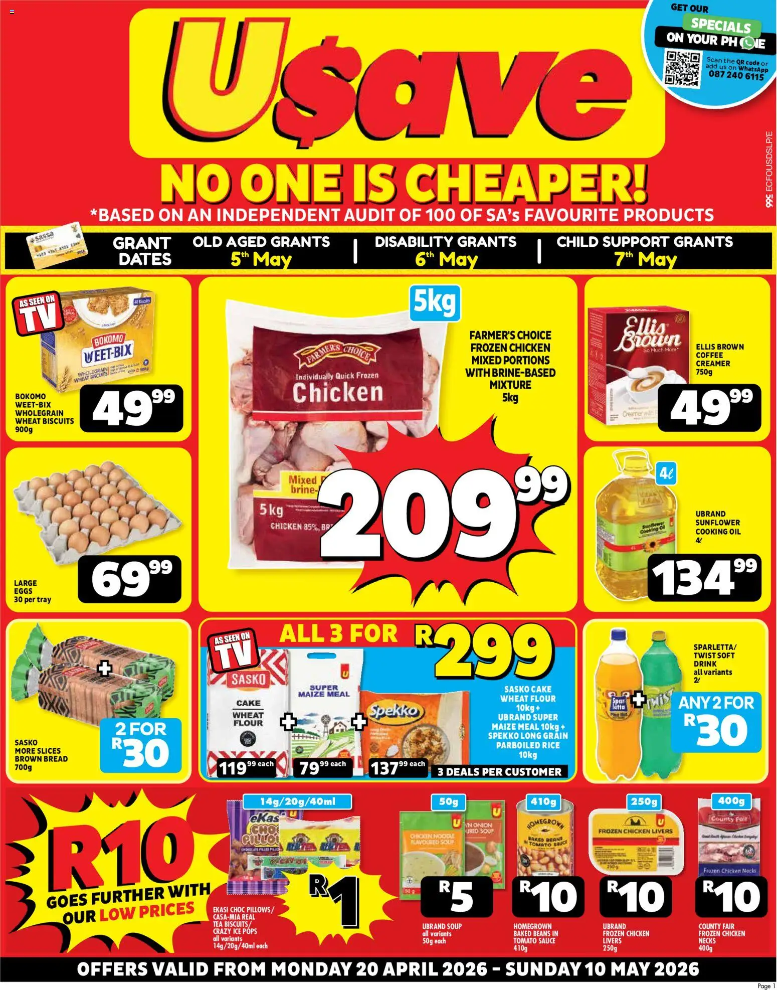 Preview of Usave flyer valid from 20/04/2026